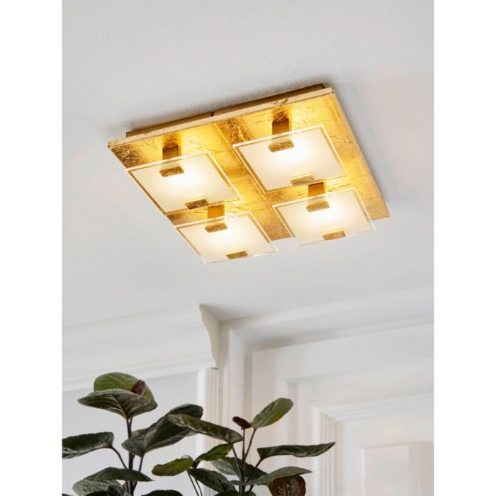 

Светильник VICARO 1, 4x2,5Вт LED, 3000K, 720лм, цвет золото