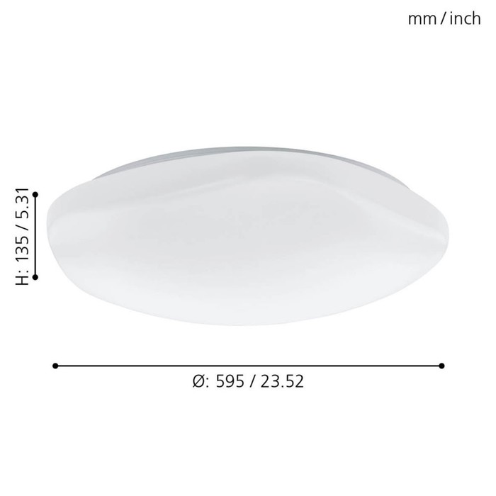 

Светильник TOTARI-C, 1x34Вт LED, 2700-6500K, 5400лм, цвет хром