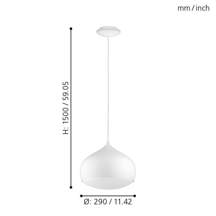 

Светильник COMBA-C, 1x18Вт LED, 2700-6500K, 2300лм, цвет белый