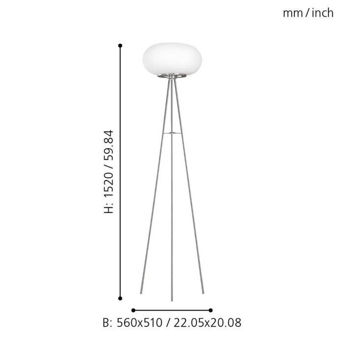 

Светильник OPTICA-C, 1x17Вт LED, 2700-6500K, 2200лм, цвет никель