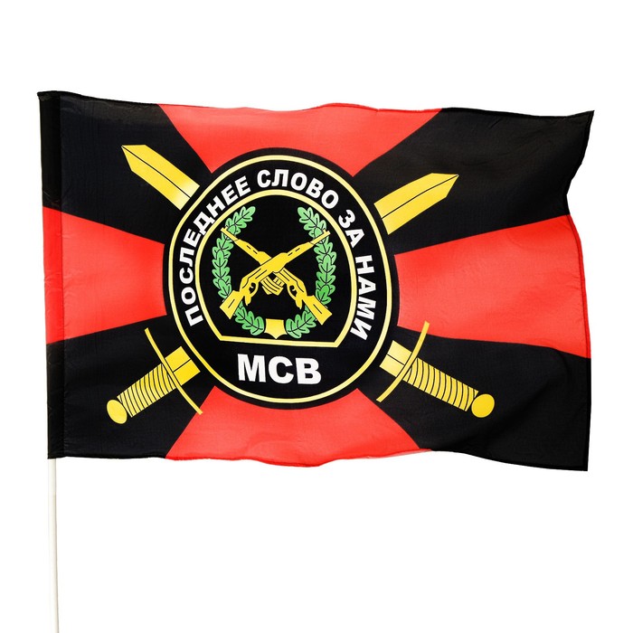 Флаг Мотострелковые войска, 90 х 135 см, полиэфирный шелк, без древка