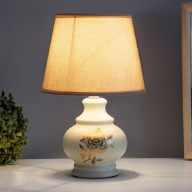

Лампа настольная 16377/1 E14 40Вт белый 19.5x19.5х33см