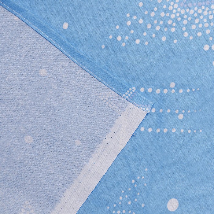 Постельное бельё 1.5сп ЛидерТекс Россыпь звезд, размер 145х215, 150х215, 70х70 2шт, поплин 110г, 100% хлопок 9382765