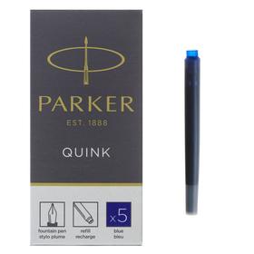 Набор картриджей для перьевой ручки Parker Z11, 5 штук, синие чернила Ош