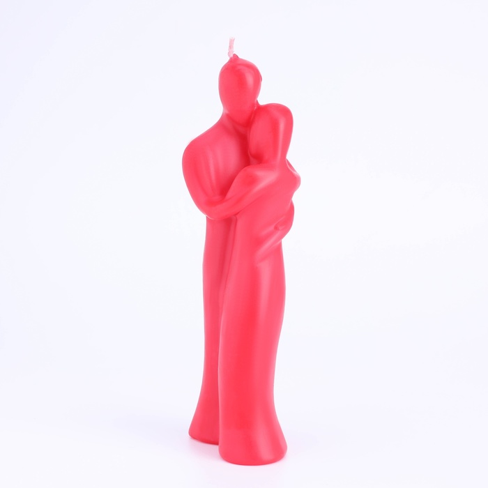Свеча фигурная "Влюбленная пара", 15х5 см, красная