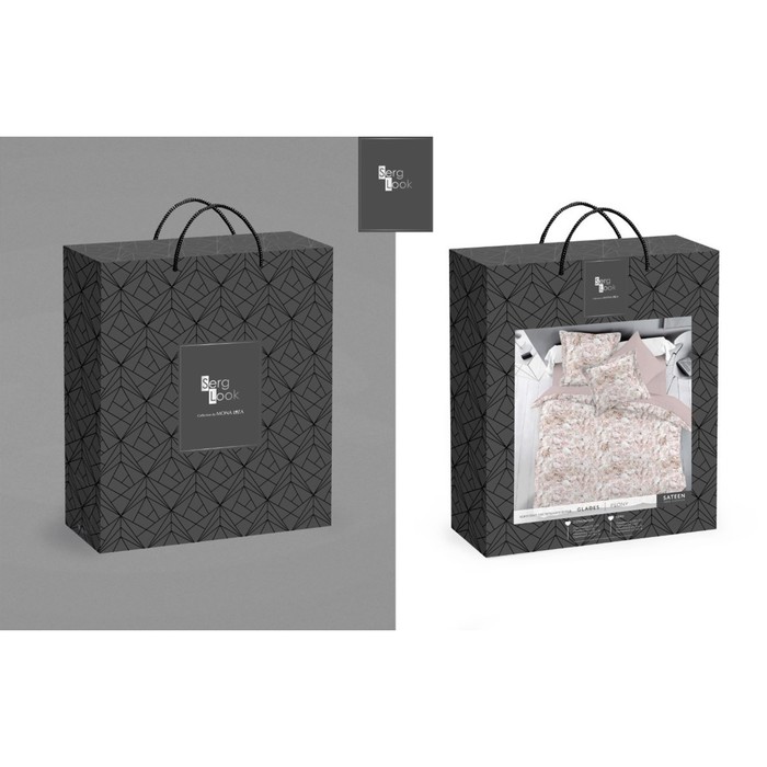 фото Постельное бельё 2 сп peony, размер 215x235 см, 175x210 см, 50x70 см - 2 шт, 70x70 см - 2 шт mona liza