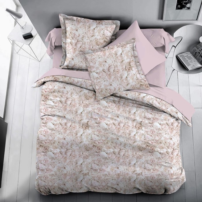 

Постельное бельё евро Peony, размер 235х260 см, 200х220 см, 50х70 см - 2 шт, 70х70 см - 2 шт