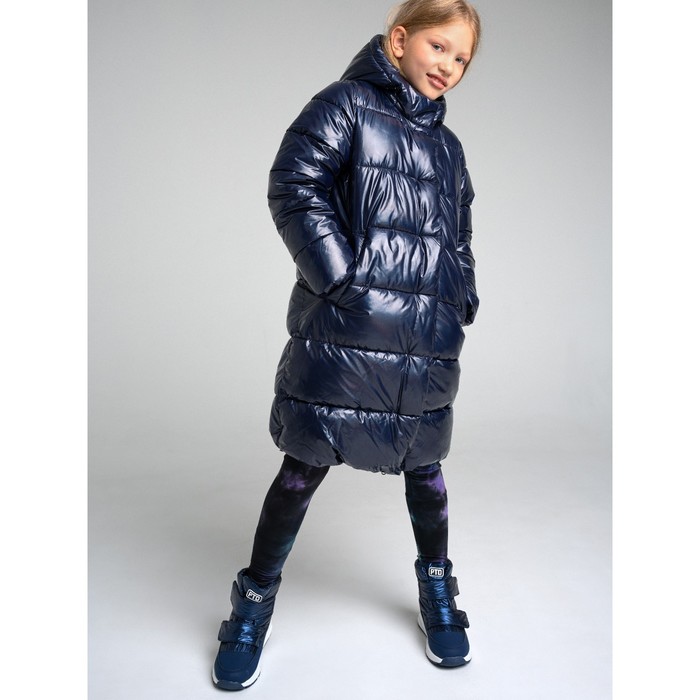 фото Зимнее пальто для девочки, рост 146 см playtoday