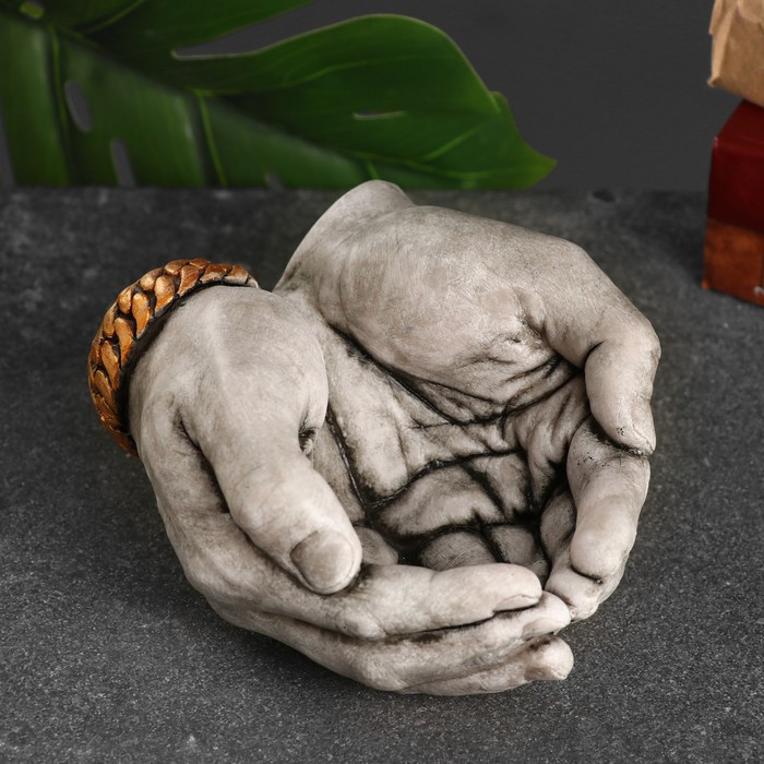 Подставка для мелочей Ладошки камень подставка для мелочей руки давида