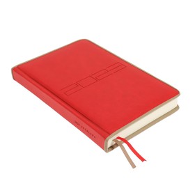 

Ежедневник датированный А5, 176 листов "Шеврет", твёрдая обложка с поролоном, искусственная кожа, блинтовое тиснение, тонированный блок 70 г/м2, красн