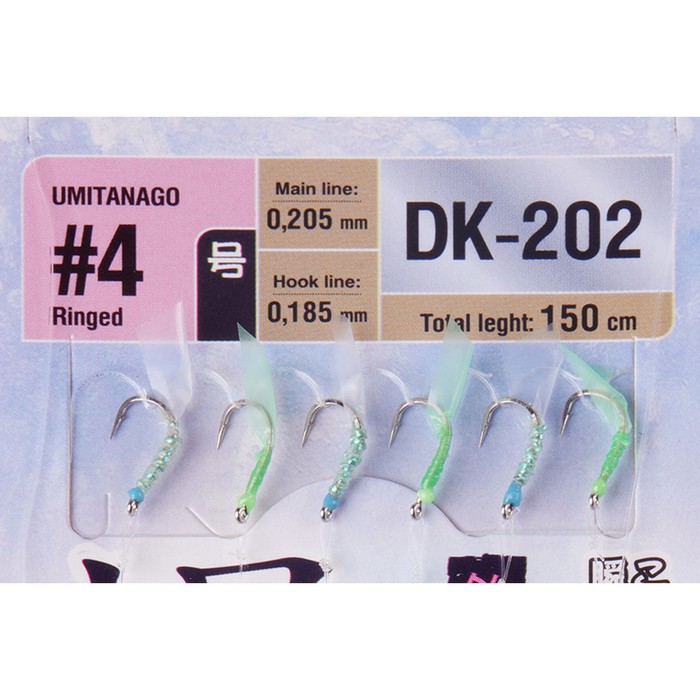 

Оснастка HIGASHI DK-202, 1.5 м, № крючка 4