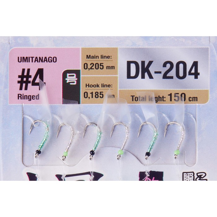 

Оснастка HIGASHI DK-204, 1.5 м, № крючка 4