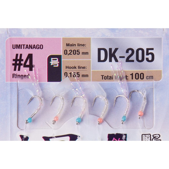 

Оснастка HIGASHI DK-205, 1 м, № крючка 4