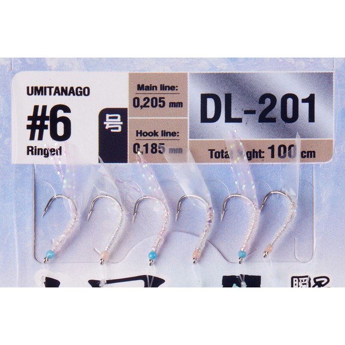 

Оснастка HIGASHI DL-201, 1 м, № крючка 6