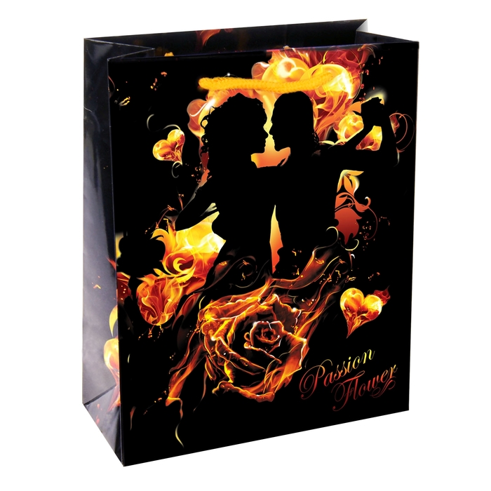 Пакет ламинированный вертикальный «Страстное признание», MS 18 × 23 × 8 см