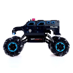 

Машина радиоуправляемая «Джип-акробат», 4WD, движение во всех направлениях, аккумулятор, цвет синий, уценка