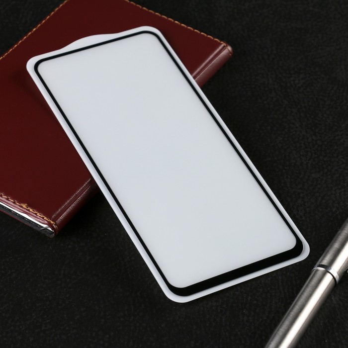 Защитное стекло Krutoff для Xiaomi Mi 11 Lite/Mi 11 Lite 5G, полный клей, черное силиконовый чехол на xiaomi mi 11 lite 4g сяоми ми 11 лайт с эффектом блеска розовые пайетки