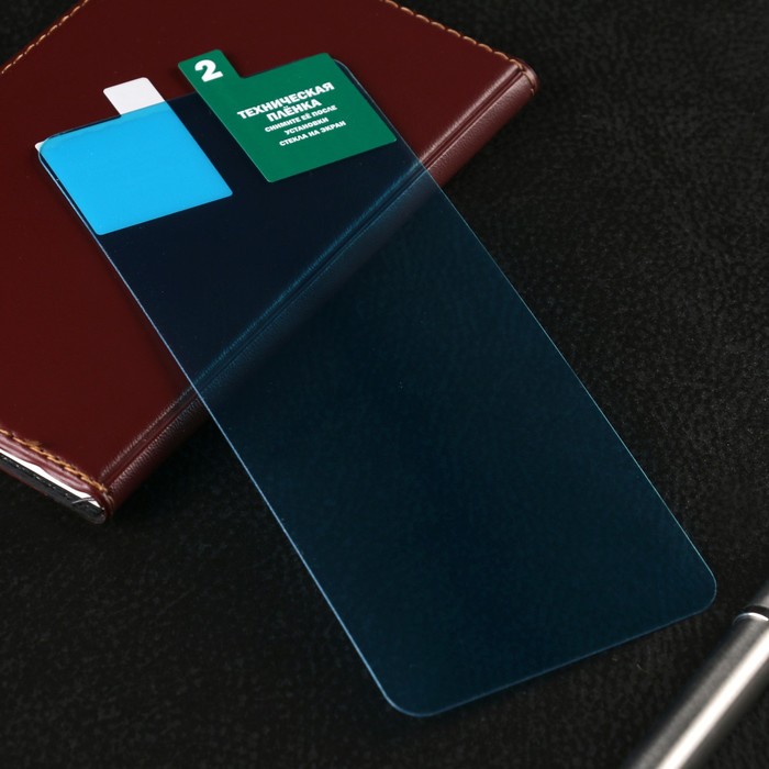Защитное стекло Krutoff, для Tecno Spark 8C, гибридное, полный клей защитное стекло для смартфона krutoff для tecno spark 7 pro