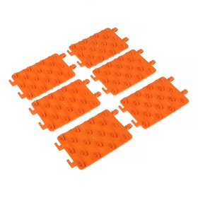 Антибукс 13,5х19,5x3 см, набор 6 шт, оранжевые Ош
