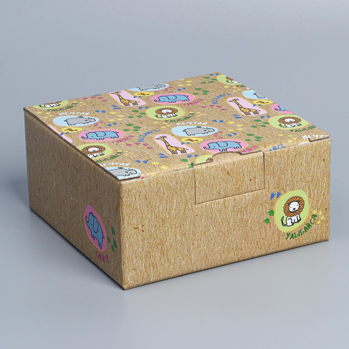 

Коробка сборная «Веселья», 15 х 15 х 7 см