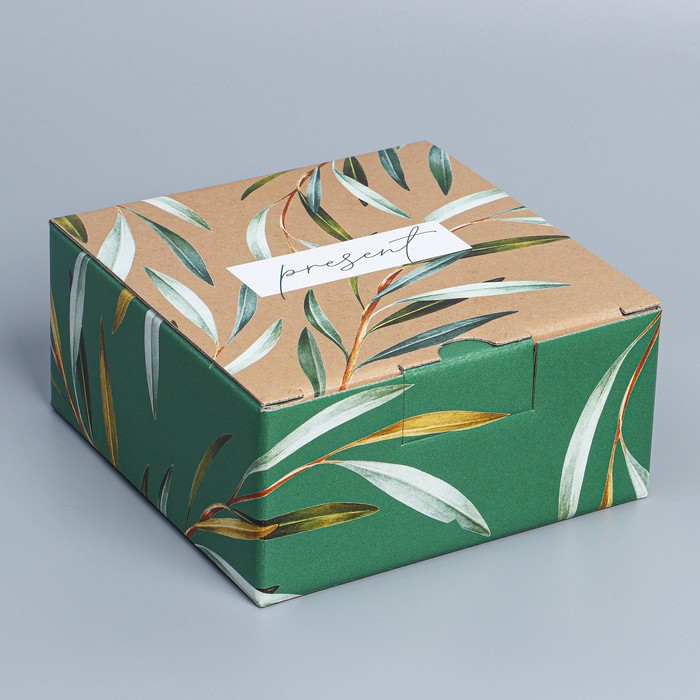 

Коробка сборная «Present», 15 х 15 х 7 см