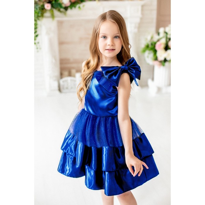 

Платье «София», рост 110 см, цвет синий