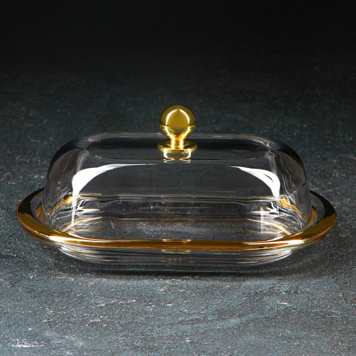 Масленка, 19,8×13,1 см, цвет золотой