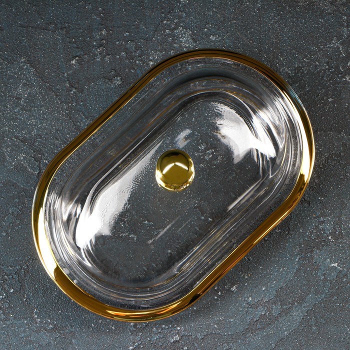 Масленка, 19,8×13,1 см, цвет золотой