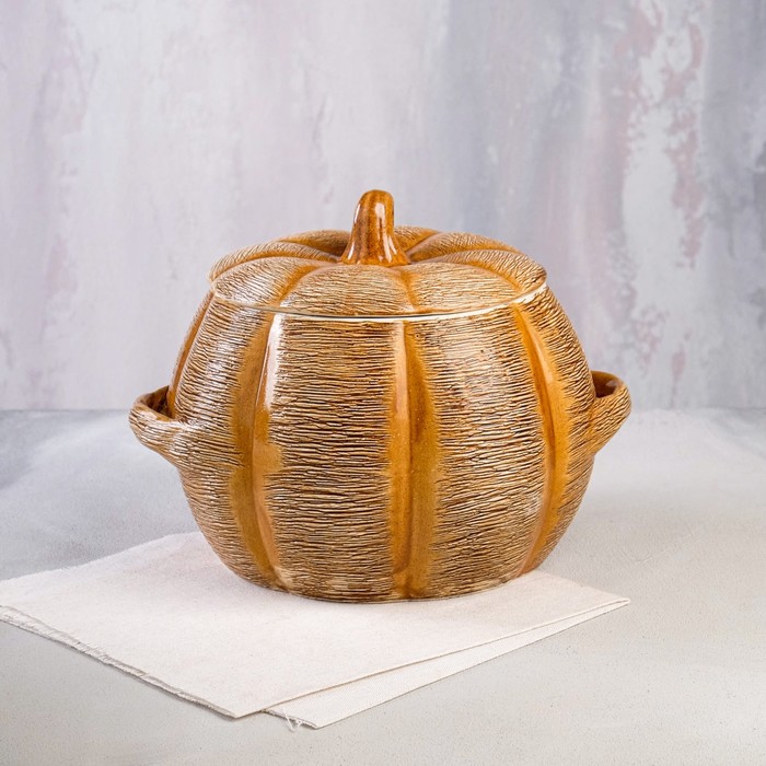 

Горшок духовой "Соломка", керамика, 4 л
