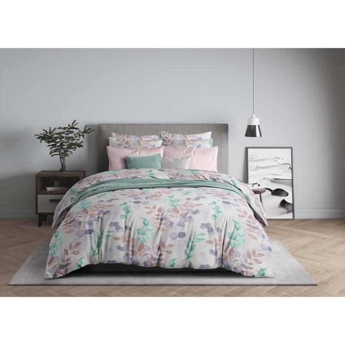 

Постельное бельё евро Autumn garden, размер 214х240 см, 215х220 см, 70х70 см - 2 шт
