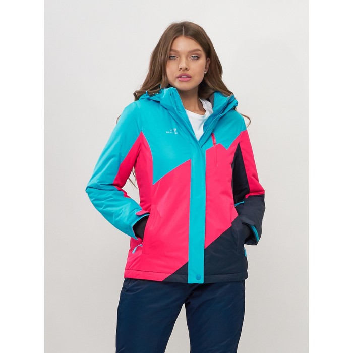 Куртка горнолыжная женская, цвет голубой, размер 42