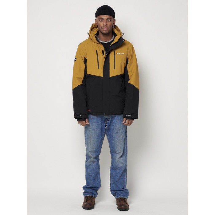 фото Куртка горнолыжная мужская, цвет горчичный, размер 48 mtforce