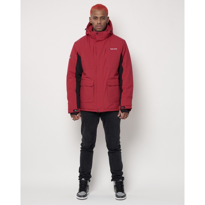 фото Куртка горнолыжная мужская, цвет красный, размер 54 mtforce