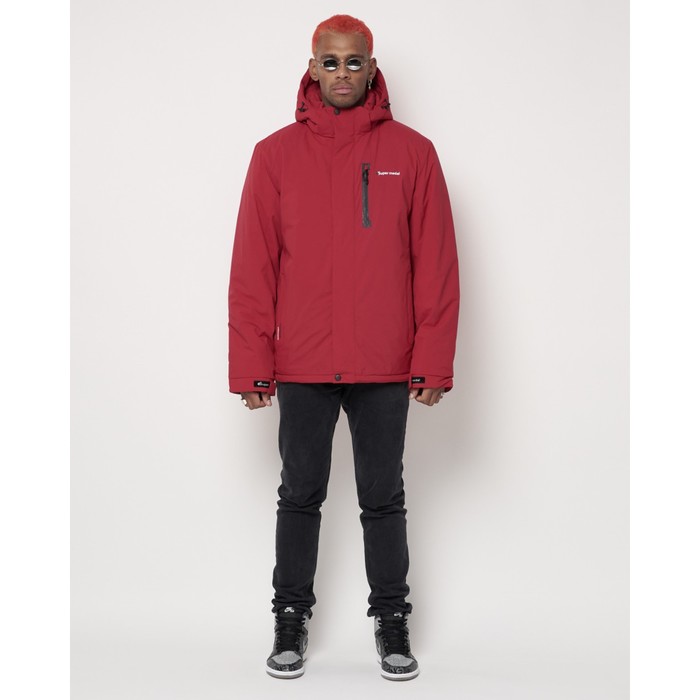 фото Куртка горнолыжная мужская, цвет красный, размер 48 mtforce