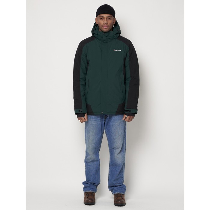 фото Куртка горнолыжная мужская, цвет тёмно-зелёный, размер 48 mtforce