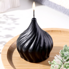 Свеча фигурная "Луковичка", 8 см, черная