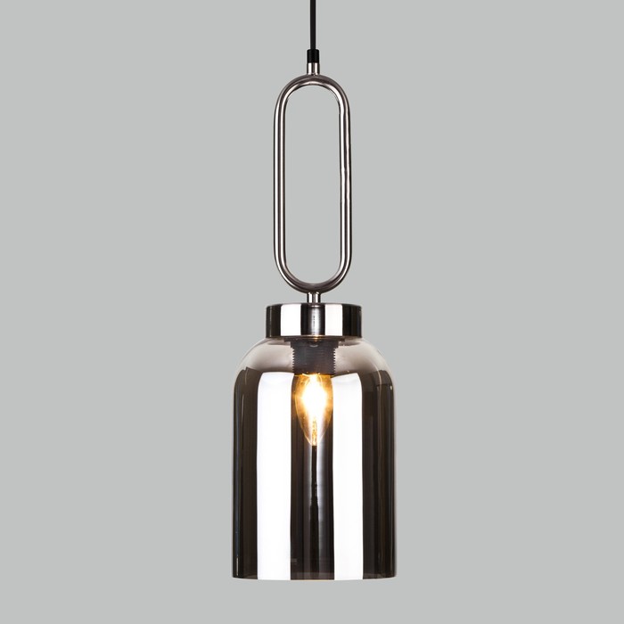 Подвесной светильник со стеклянным плафоном Flou, 40Вт, E27, 15x15 см
