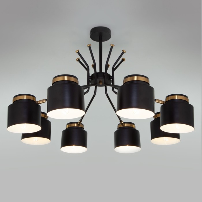 

Потолочная люстра с металлическими плафонами Batler, 60Вт, E27, 80x80x50 см