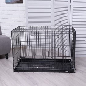 

Клетка для собак с двумя дверьми 93 х 57 х 64 см