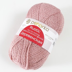 

Пряжа "Деревенская" 100% шерсть 250м/100гр (868-Пудра)