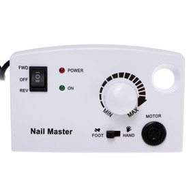 

Аппарат для маникюра и педикюра JessNail JD4500 BL, 30 000 об/мин, 35 Вт, белый