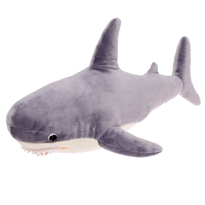 цена Мягкая игрушка «Акула», цвет серый, 50 см