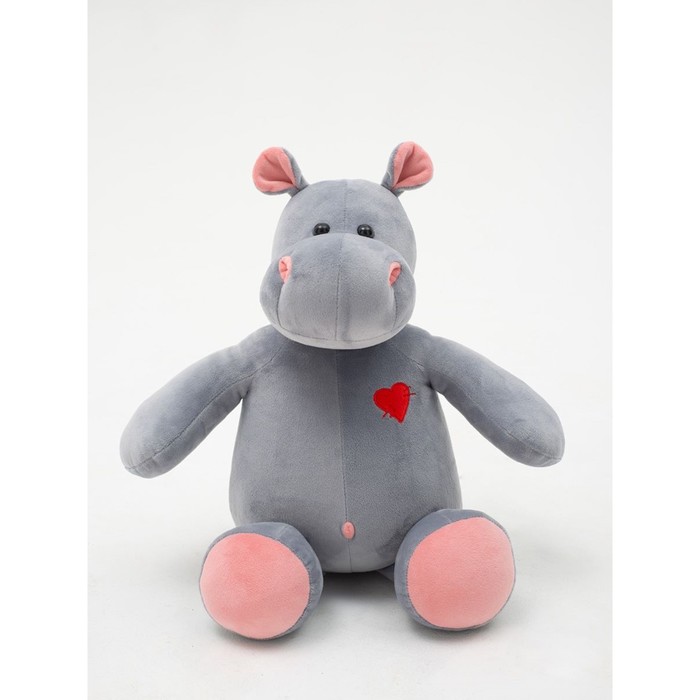 Мягкая игрушка «Бегемот девочка. Пузик», 37 см