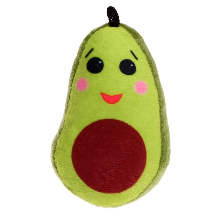 Мягкая игрушка-брелок Авокадо девочка, 10 см