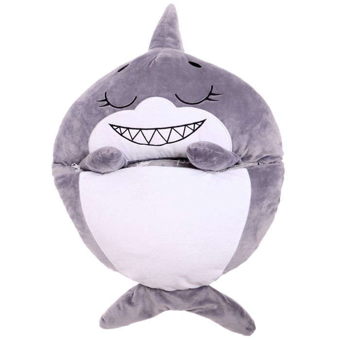 Мягкая игрушка «Акула-спальник» мягкая игрушка акула спальник 108 50 79 прима тойс 9358092
