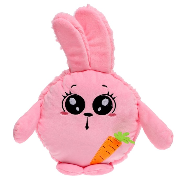 Мягкая игрушка «Зайчик Пупсик», цвет розовый, 20 см
