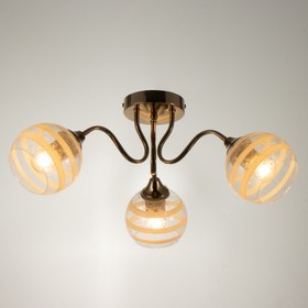 

Люстра "Луиза" 3х60Вт Е27 золото