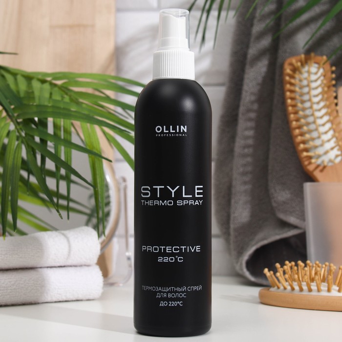 Спрей для волос Ollin Professional термозащитный, 250 мл цена и фото