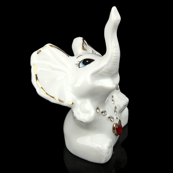 Сувенир "Слониха-выбражуля" со стразами
