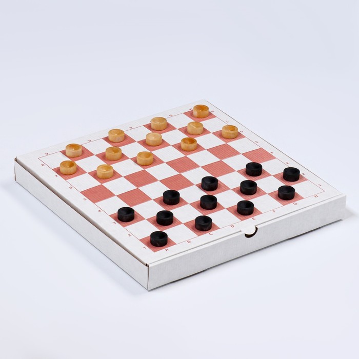 фото Настольная игра 3 в 1: шахматы, шашки, нарды, деревянные фигуры, доска 29.5 х 29.5 см